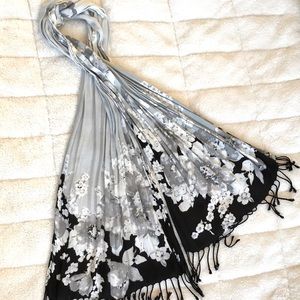 Japanese blossom scarf